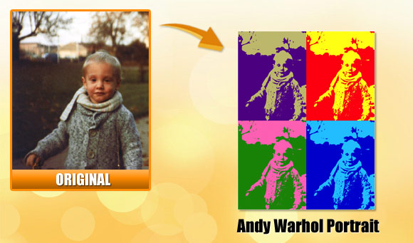 Make an online Pop Art Andy Warhol effect → ConvertImage